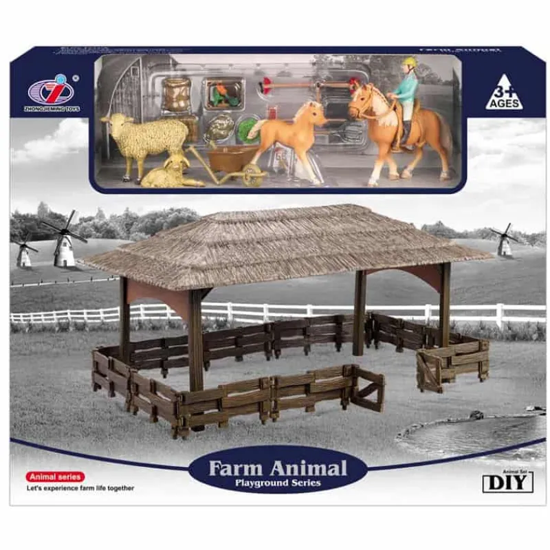 Stal met dieren & accessoires> Speelsets