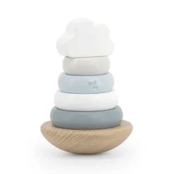 Label Label Stapelringen Balance blauw> Houten Speelgoed|Creatief