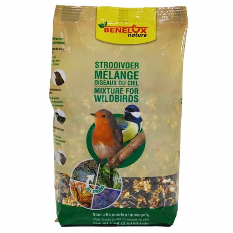 Strooivoer 1kg voor vrije natuurvogels> Vogel|Tuin & Dier