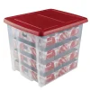 Sunware Nesta Kerstbox 45L +trays voor 64 ballen> Opbergen