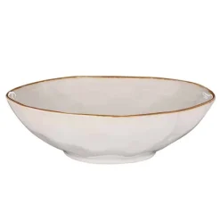 Tabo schaal (ø30,5xh9cm) ceramic wit> Eetservies