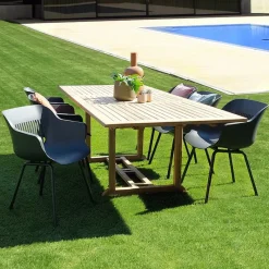 Tafel  Midland (100×180/240cm) in teak><noscript><img width=