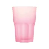 Techno glas frost roze> Glazen & Bekers