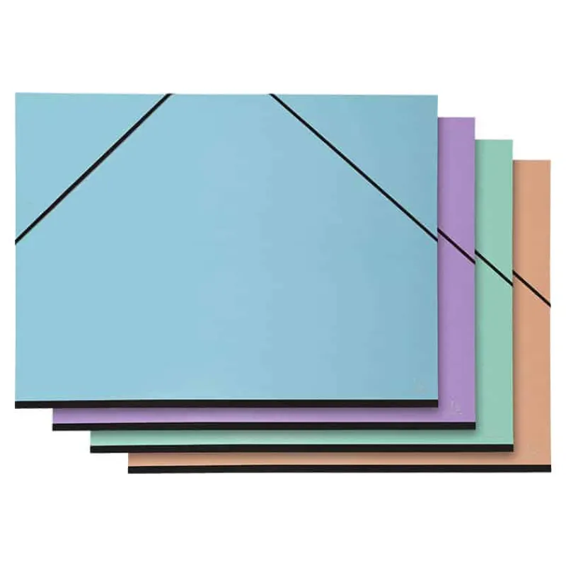 Tekenmap karton met elastiek (52x72cm) pastel> Schrijven & Tekenen