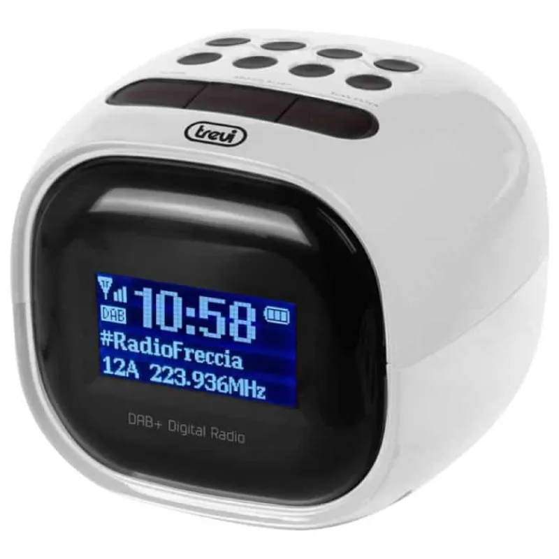 Trevi Klokradio DAB Wit> Electronica & Muziek