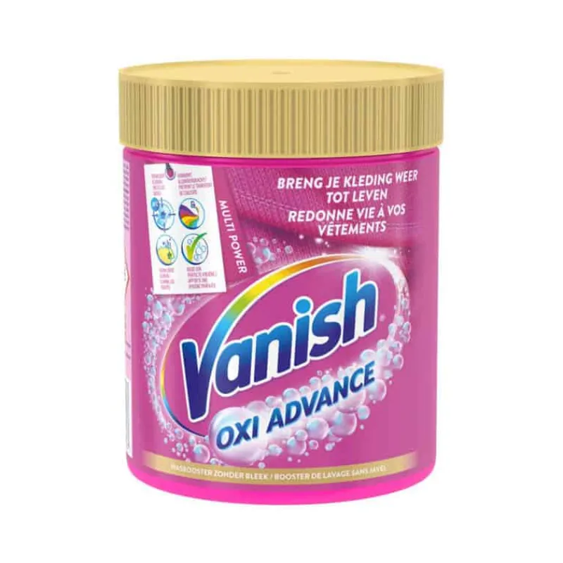 Vanish Oxi Advance Gold Pink+White 470gr> Poetsproducten