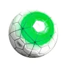 Engelhart Voetbal (size 5) in PU wit/groen> Fiets & Sport