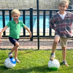 Engelhart Voetbal (size 5) in PU wit/groen> Fiets & Sport