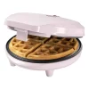 Wafelijzer ronde brusselse wafel roze 700W> Keuken
