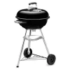 Weber Houtskoolbarbecue Compact Kettle ø47cm zwart> Campeermateriaal|Barbecue