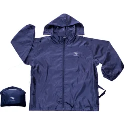 Greenland Windbreaker met kap polyester blauw (kind)> Regenkleding & Paraplu'S|Kleding