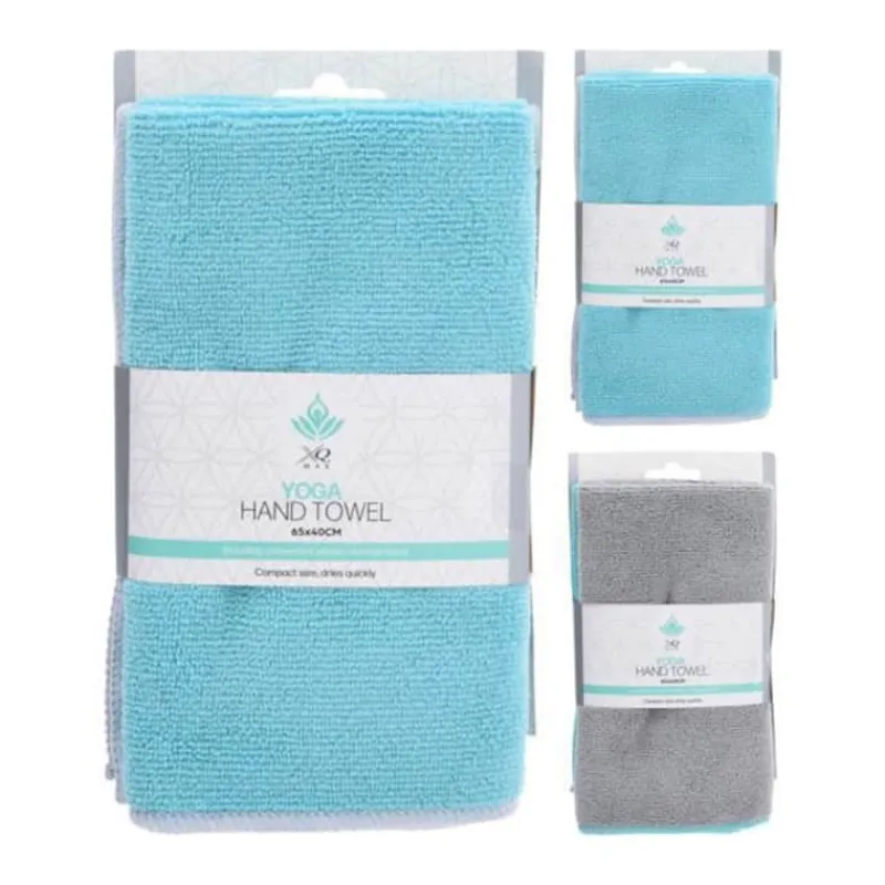 XQ Max Yoga Handdoek (65x40cm) 2 ass> Sport & Fitness