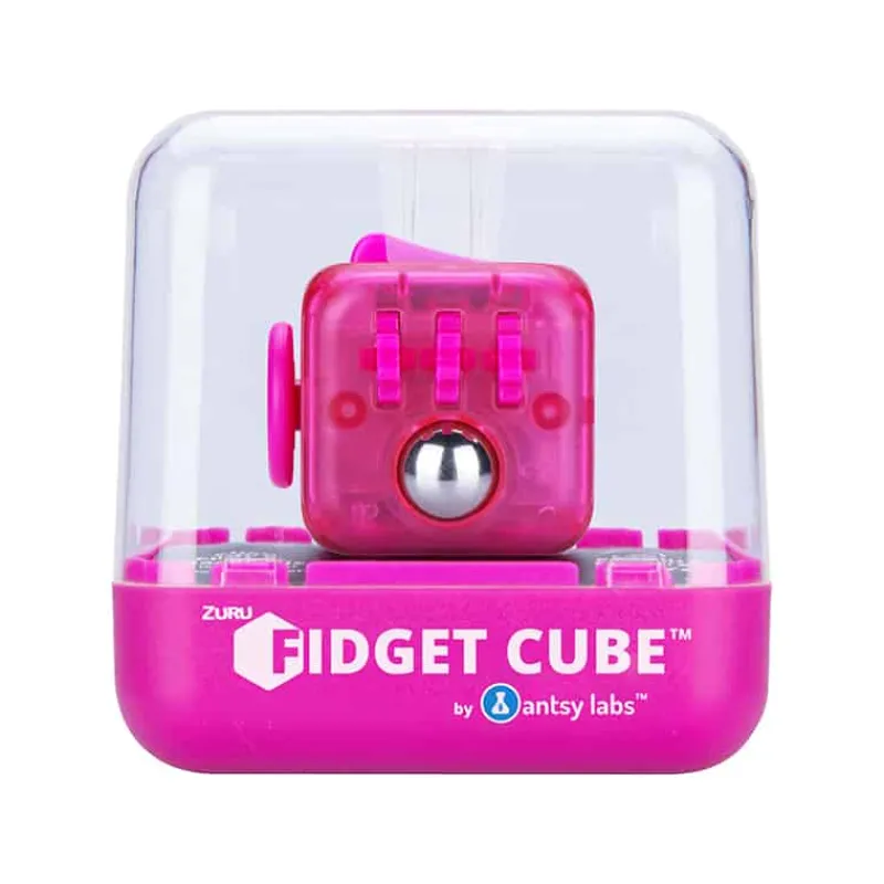 Zuru Fidget Cube Pink 8101D-D – Anti Stress Speelgoed, friemelkubus> Educatief