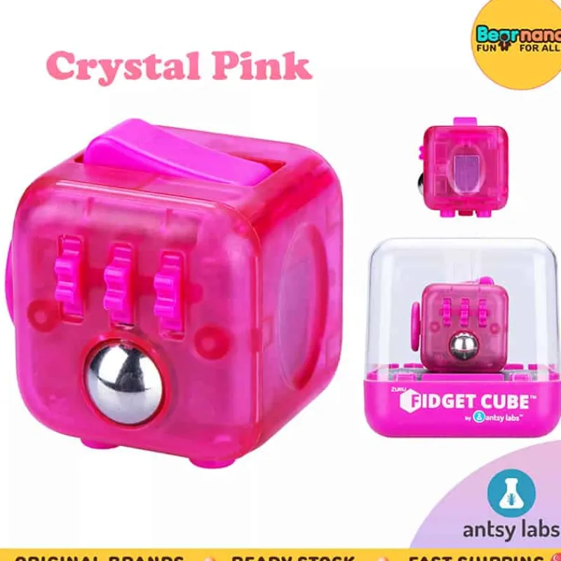 Zuru Fidget Cube Pink 8101D-D – Anti Stress Speelgoed, friemelkubus> Educatief